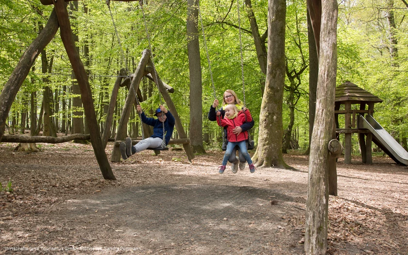 Waldspielplatz Günne Schaukel