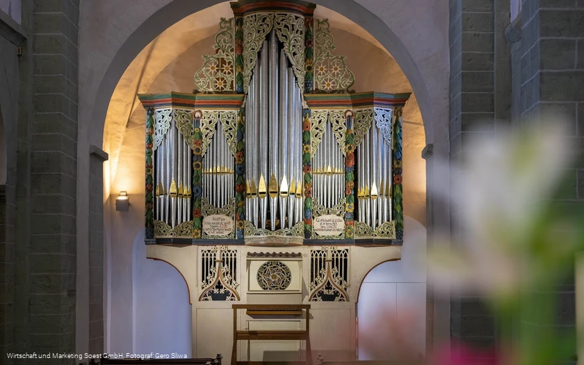 Orgel in der St. Andreaskirche Soest-Ostönnen