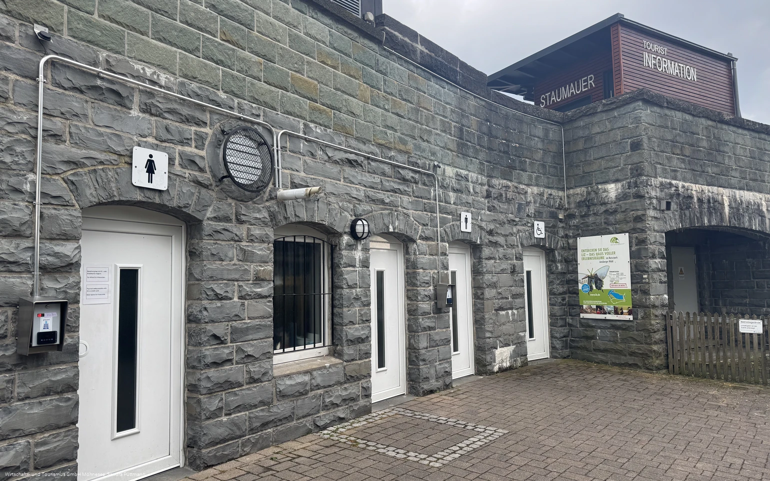 öffentlcihe Toiletten Staumauer Möhnesee